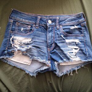 American Eagle distressed denim shorts, Women's Size 6